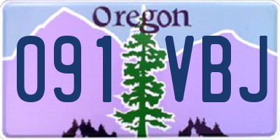 OR license plate 091VBJ