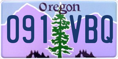 OR license plate 091VBQ