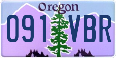 OR license plate 091VBR