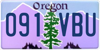 OR license plate 091VBU
