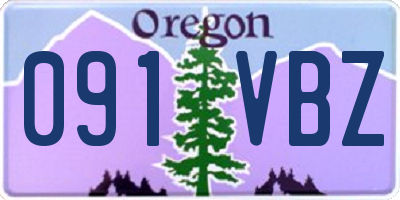 OR license plate 091VBZ