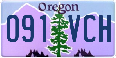OR license plate 091VCH