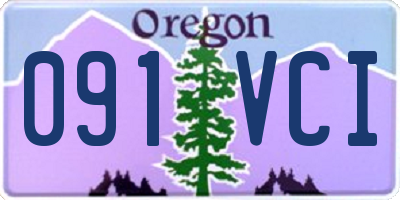 OR license plate 091VCI