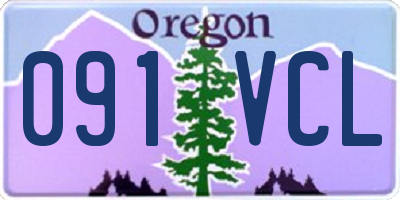 OR license plate 091VCL