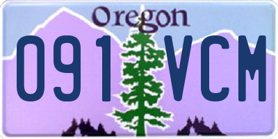 OR license plate 091VCM