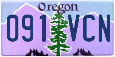 OR license plate 091VCN
