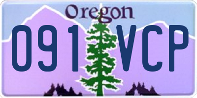 OR license plate 091VCP