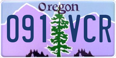 OR license plate 091VCR