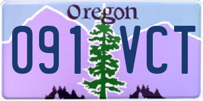 OR license plate 091VCT