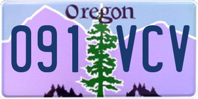 OR license plate 091VCV