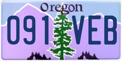 OR license plate 091VEB