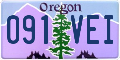 OR license plate 091VEI