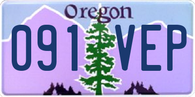 OR license plate 091VEP