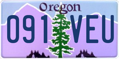 OR license plate 091VEU