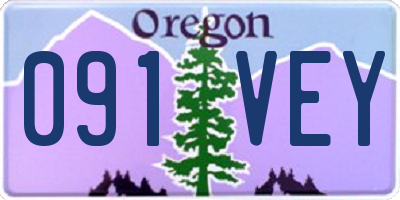 OR license plate 091VEY