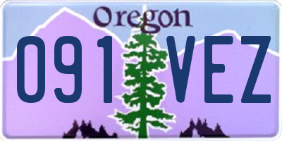 OR license plate 091VEZ