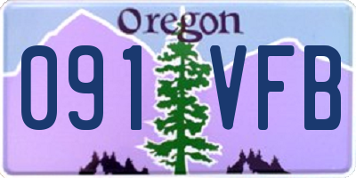 OR license plate 091VFB