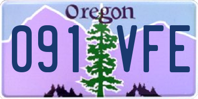 OR license plate 091VFE