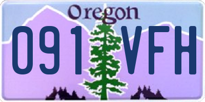 OR license plate 091VFH