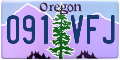 OR license plate 091VFJ
