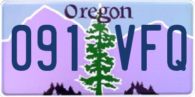 OR license plate 091VFQ