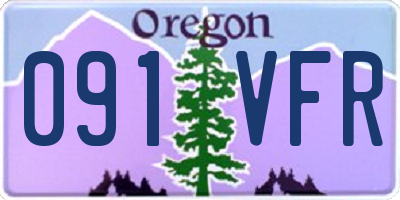 OR license plate 091VFR