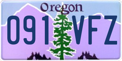 OR license plate 091VFZ