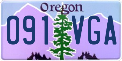 OR license plate 091VGA