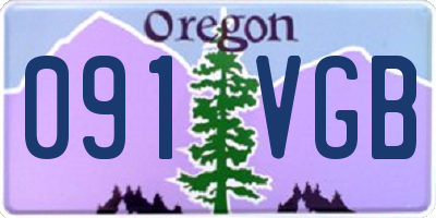 OR license plate 091VGB