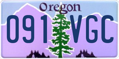 OR license plate 091VGC