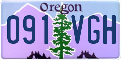 OR license plate 091VGH