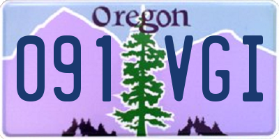 OR license plate 091VGI