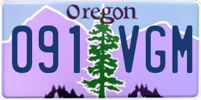 OR license plate 091VGM