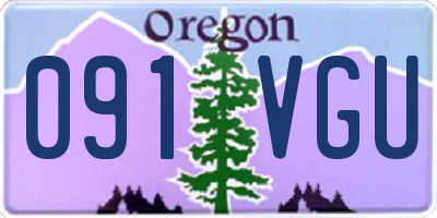 OR license plate 091VGU