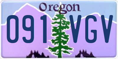 OR license plate 091VGV