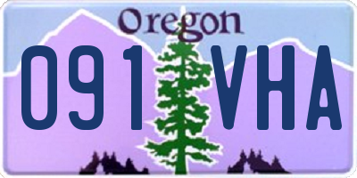 OR license plate 091VHA