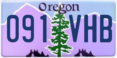 OR license plate 091VHB