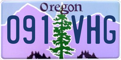 OR license plate 091VHG