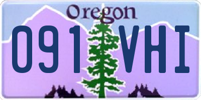 OR license plate 091VHI