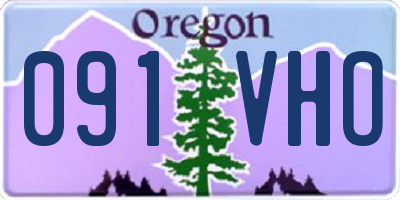 OR license plate 091VHO