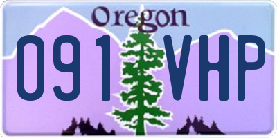 OR license plate 091VHP