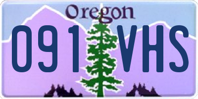 OR license plate 091VHS