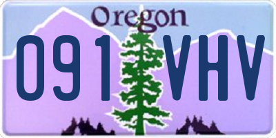 OR license plate 091VHV