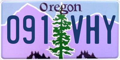 OR license plate 091VHY