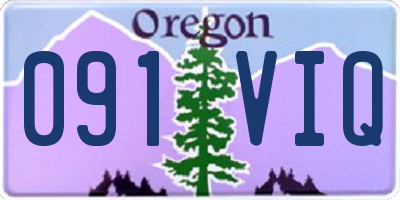 OR license plate 091VIQ