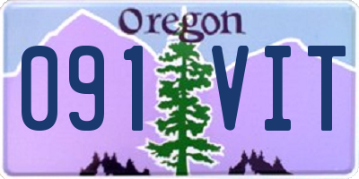 OR license plate 091VIT