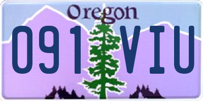 OR license plate 091VIU