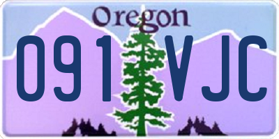OR license plate 091VJC