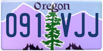OR license plate 091VJJ
