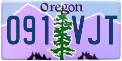 OR license plate 091VJT